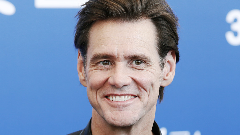 Jim Carrey smiling