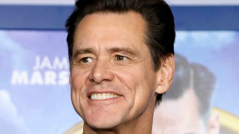 Jim Carrey at the Sonic premiere