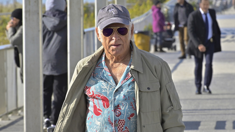 Dickie Delaney wearing lobster shirt