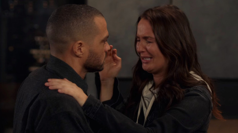 Jo gets emotional with Jackson