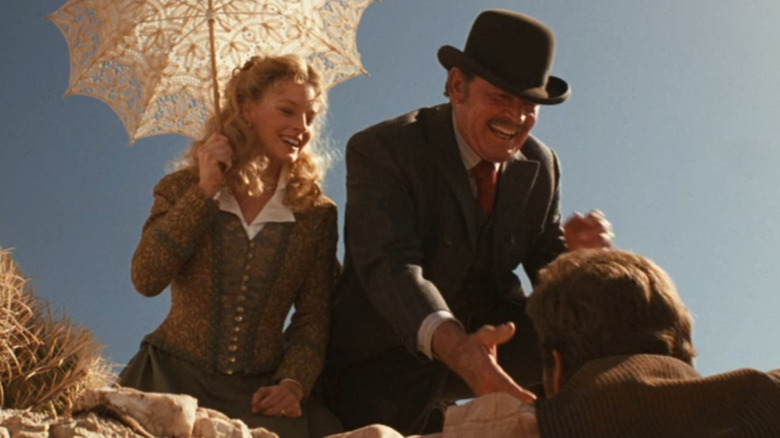 Annabelle and Cooper help pull up Bret in 