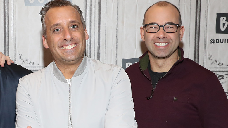 Joe Gatto and Murr smiling