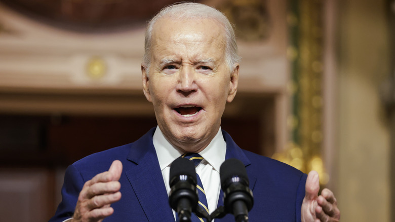 Joe Biden speaks at White House