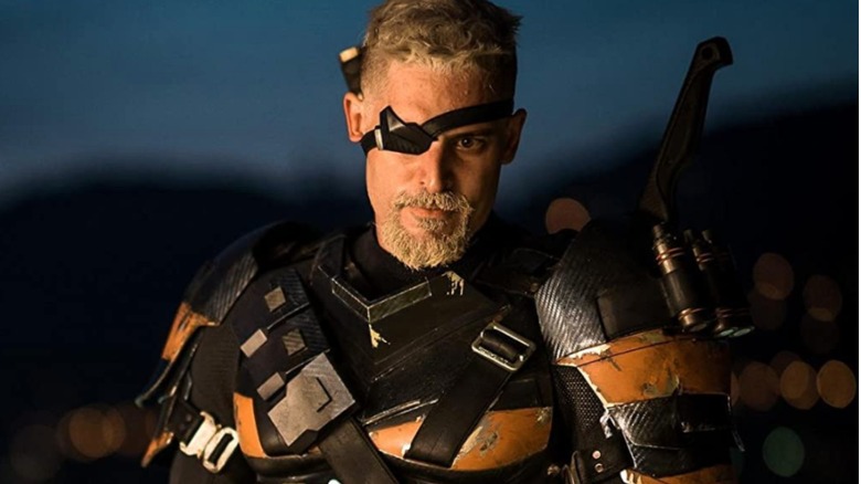 Deathstroke staring