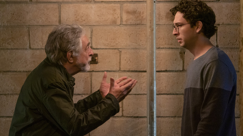 Rick Glassman speaking to his son