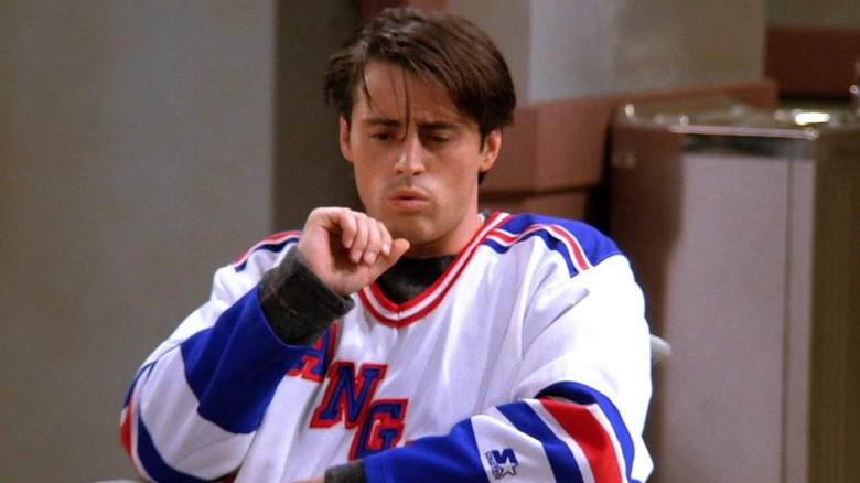 Joey Tribbiani in Rangers jersey