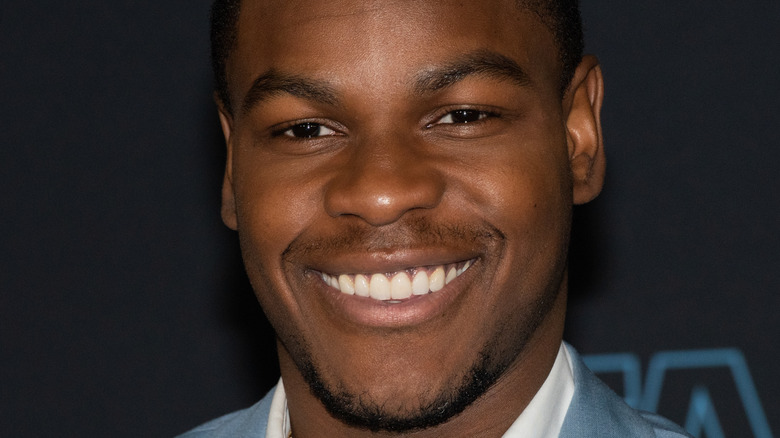 John Boyega smiling