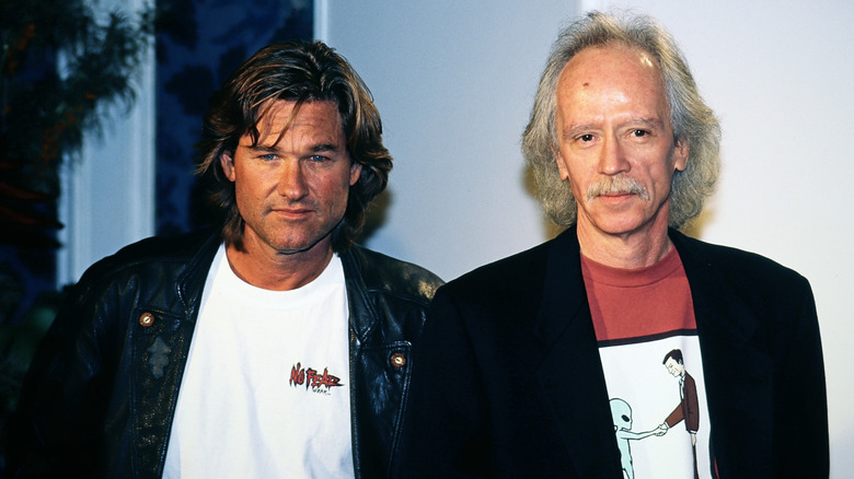 Kurt Russell and John Carpenter looking ahead