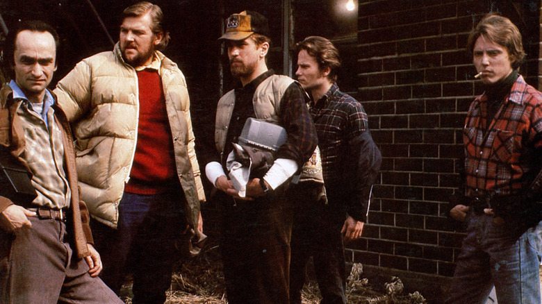 Stan, Axel, Mike, Steven, and Nick standing