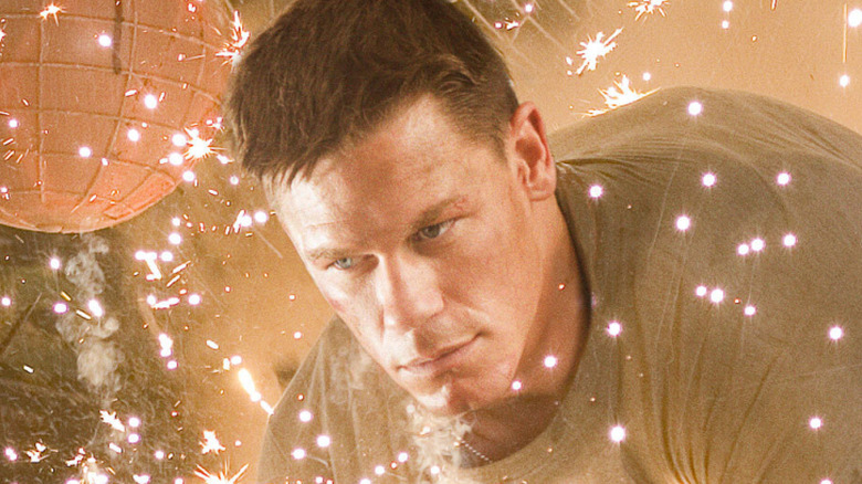 John Triton looking cool jumping away from an explosion in The Marine (2006)
