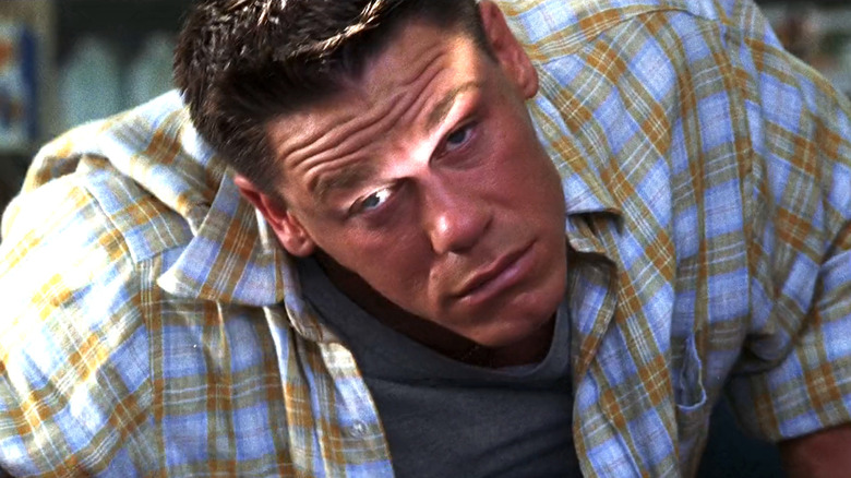 John Triton looking like he's passing out in The Marine