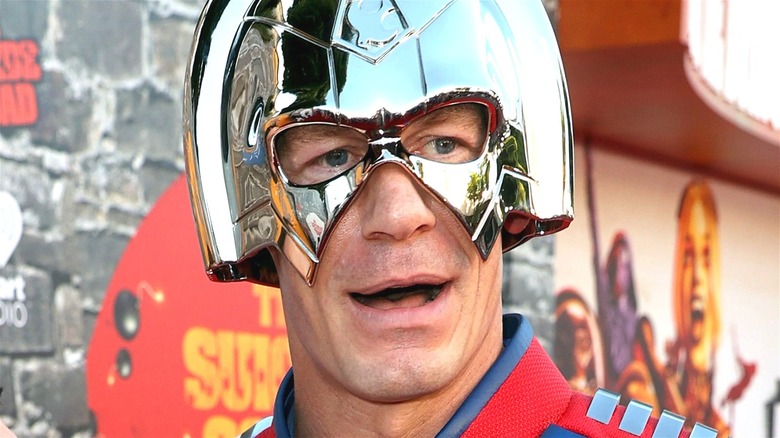 John Cena as the Peacemaker The Suicide Squad premiere