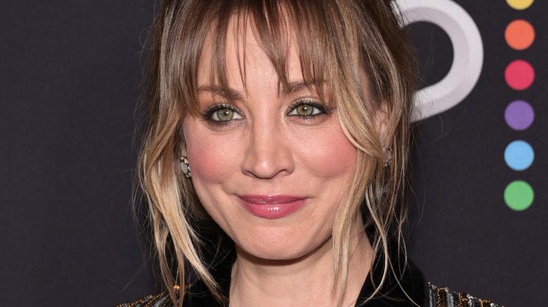 Kaley Cuoco smiling