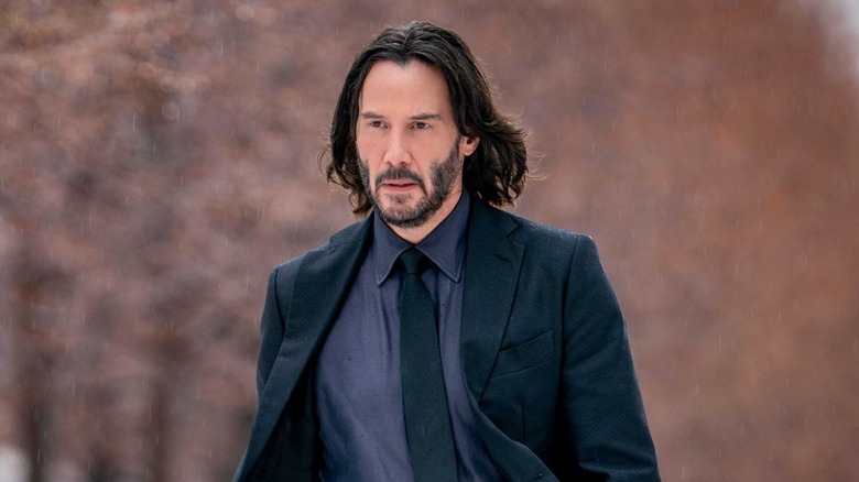 John Wick walking outside