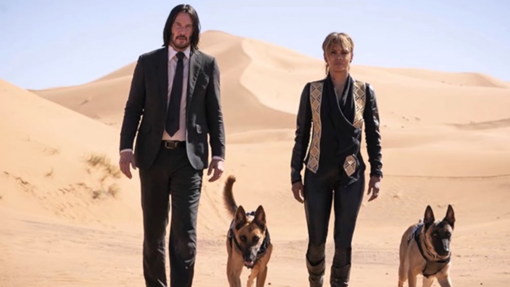 Keanu Reeves and Halle Berry in John Wick: Chapter 3 – Parabellum