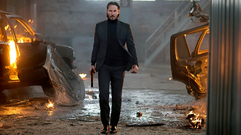 John Wick walking toward camera
