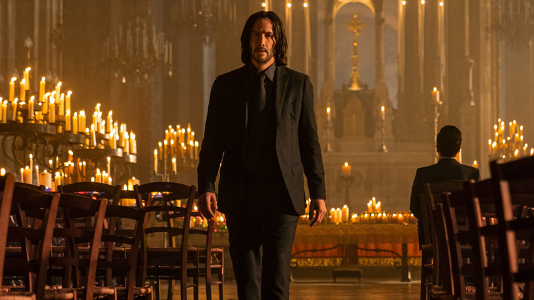 Keanu Reeves in John Wick in Chapter 4