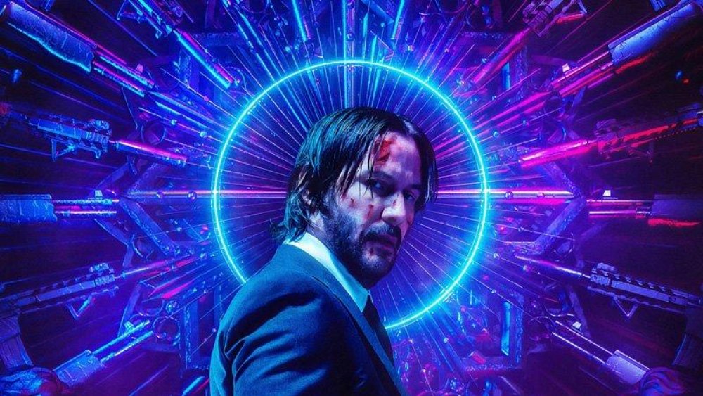 Keanu Reeves in a poster for John Wick 3