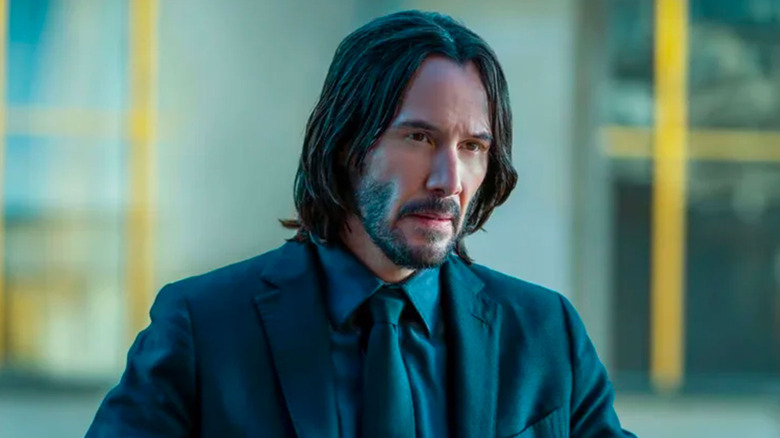 John Wick looking contemplative