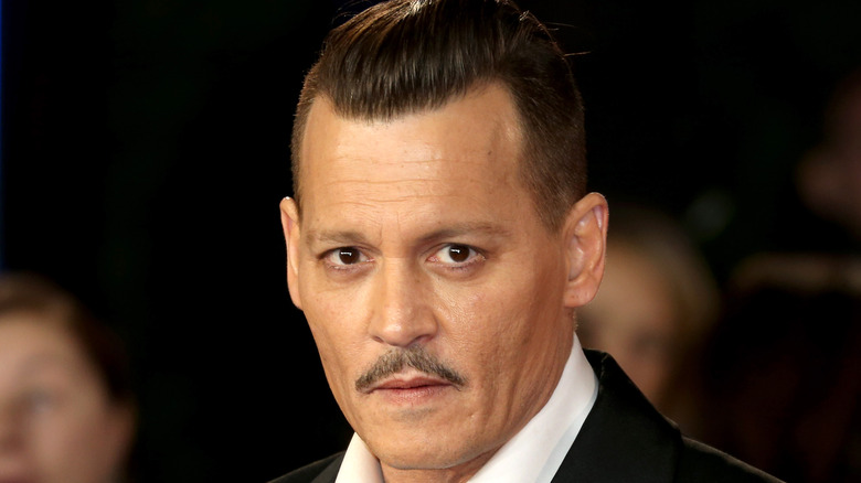 Johnny Depp with neutral expression