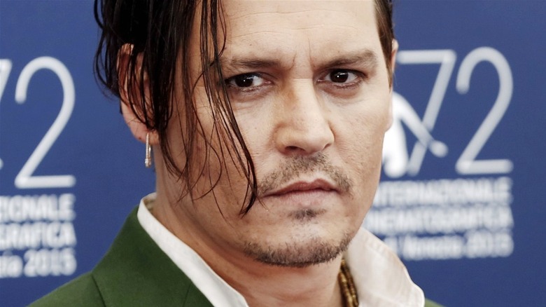 Johnny Depp on a red carpet