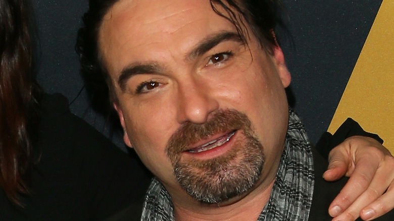 Johnny Galecki smiling