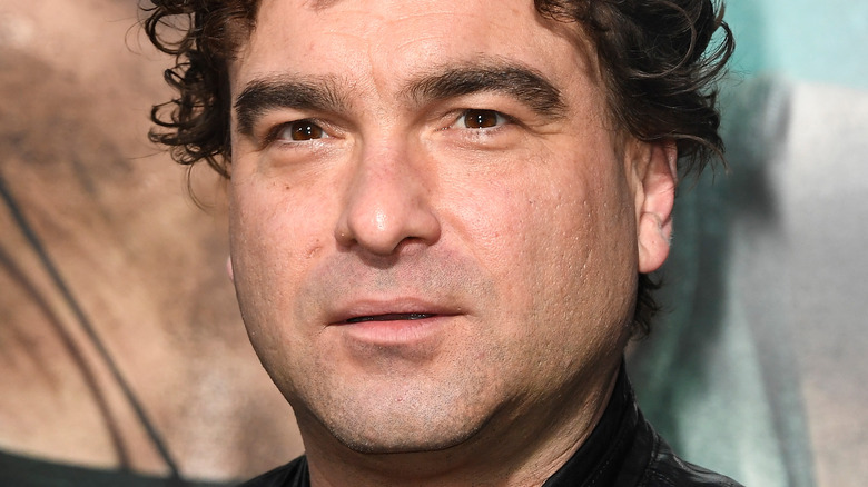 Johnny Galecki looking straight ahead