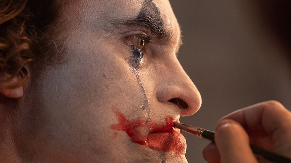Joaquin Phoenix Joker makeup