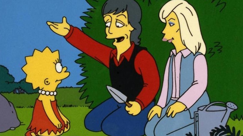 Lisa with Paul and Linda McCartney