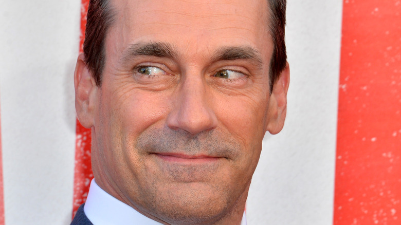 Jon Hamm smiles