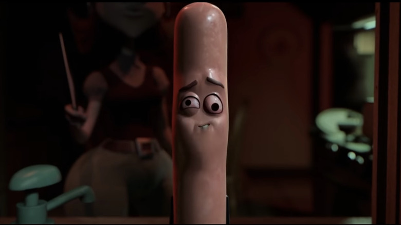 Carl looks nauseated