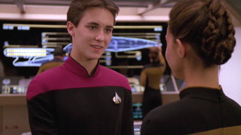 Wesley Crusher introducing himself