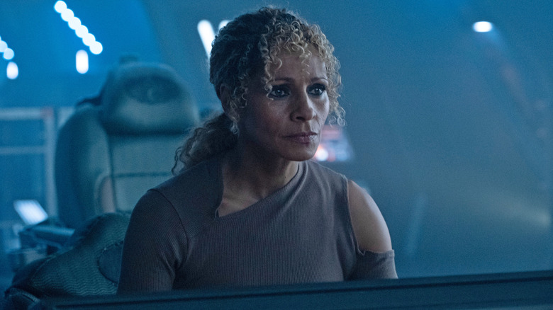 Raffi at the helm in Star Trek: Picard.