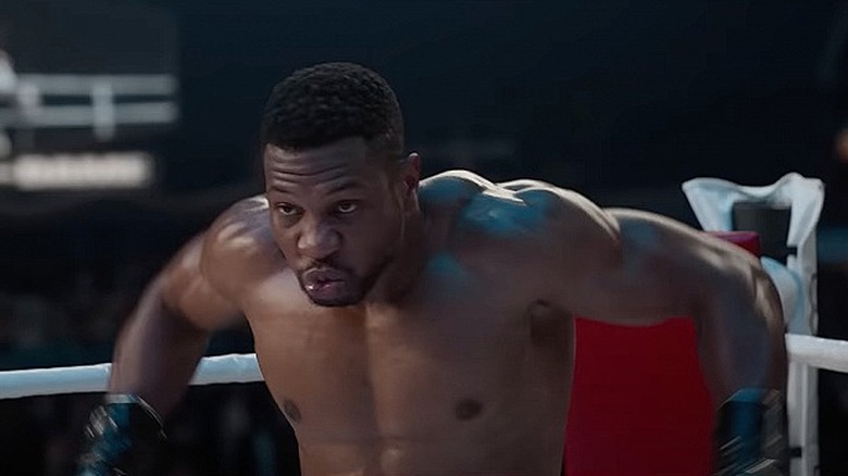 Damian readies himself in the ring