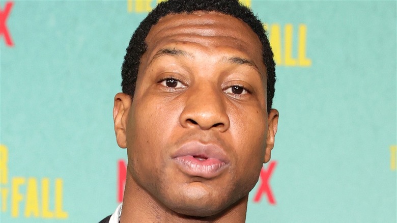 Jonathan Majors at The Harder They Fall premiere
