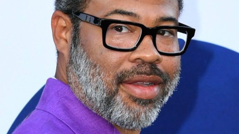 Jordan Peele wearing glasses