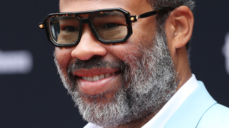 Jordan Peele smiling at the premiere of Wendell & Wild