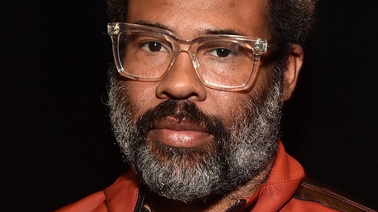 Jordan Peele in clear glasses