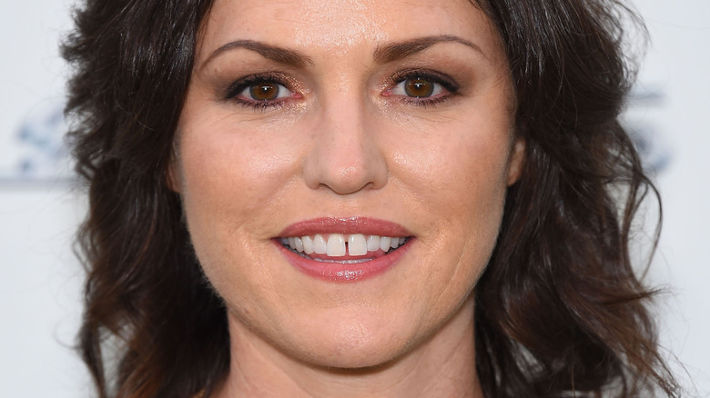 Jorja Fox attending awards show 