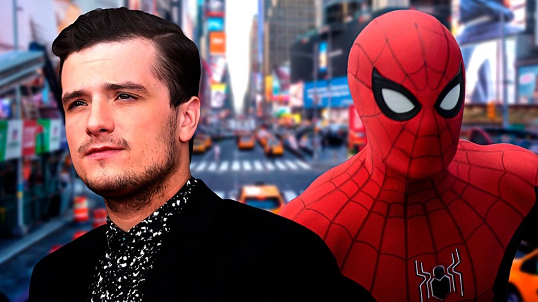 Josh Hutcherson and Spider-Man