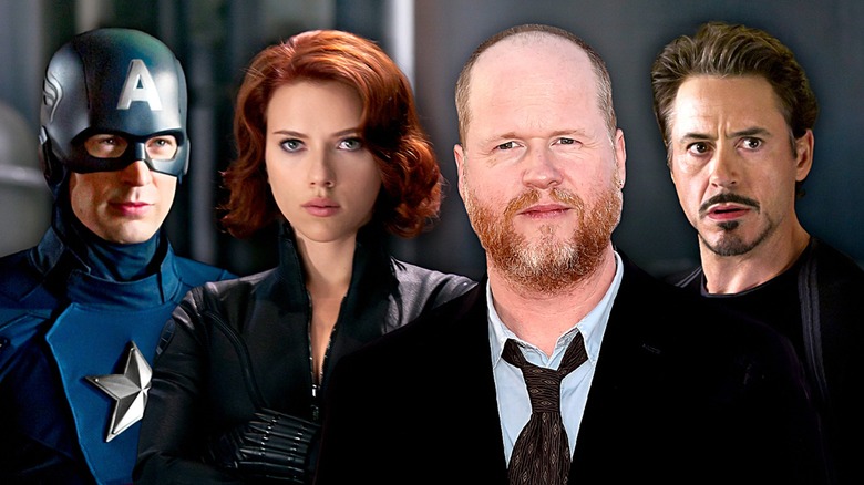 Captain America, Black Widow, Joss Whedon, and Iron Man