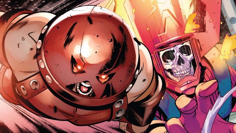 Juggernaut and Ghost Rider-possessed Galactus