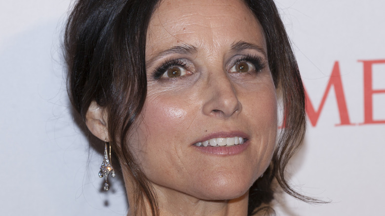 Julia Louis-Dreyfus smiles