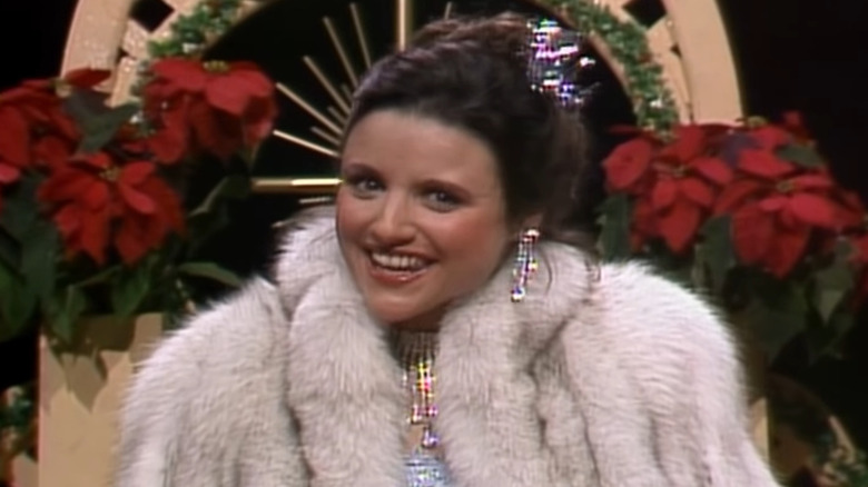 Julia Louis-Dreyfus as a cast member of Saturday Night Live in 1982