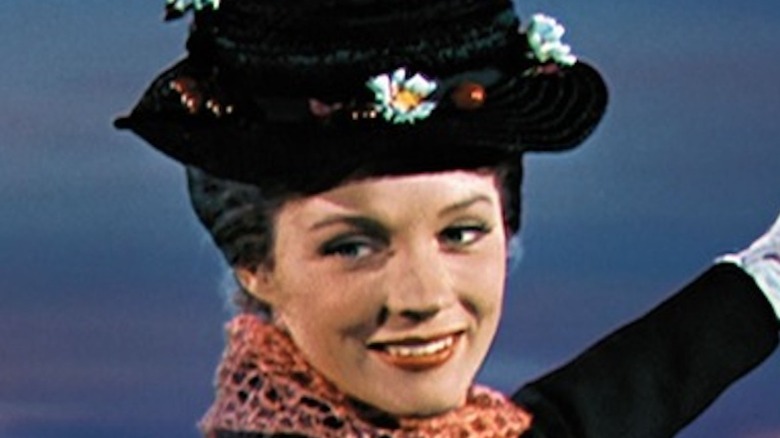Julie Andrews mary poppins smiling