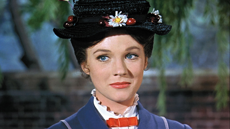 Julie Andrews mary poppins smiling