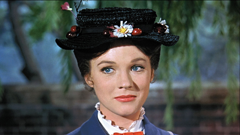Julie Andrews mary poppins smiling