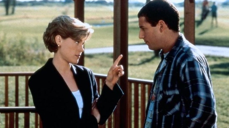 Virginia pointing a finger at Happy (1996)