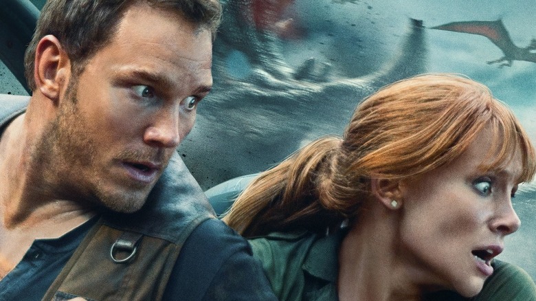 Jurassic World: Fallen Kingdom poster art