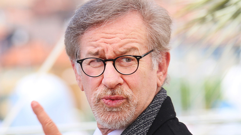 Spielberg acting stern 